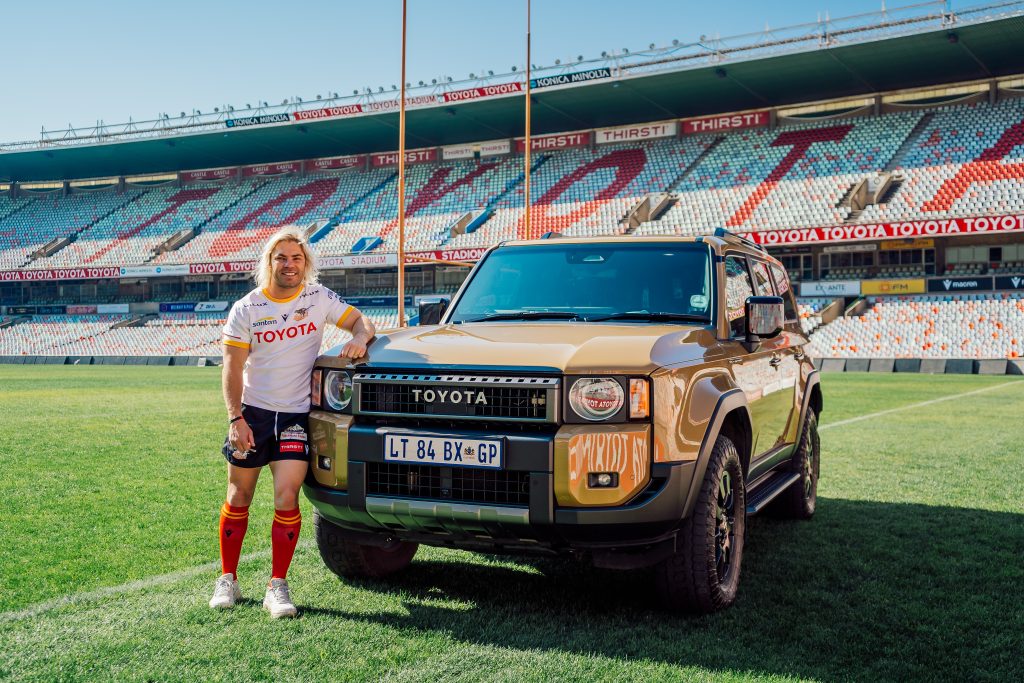 faf de klerk,toyota,prado,land cruiser,suv,rugby,cheetahs,springboks,bokke,world cup,2027