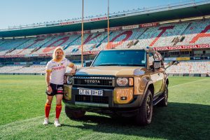 faf de klerk,toyota,prado,land cruiser,suv,rugby,cheetahs,springboks,bokke,world cup,2027